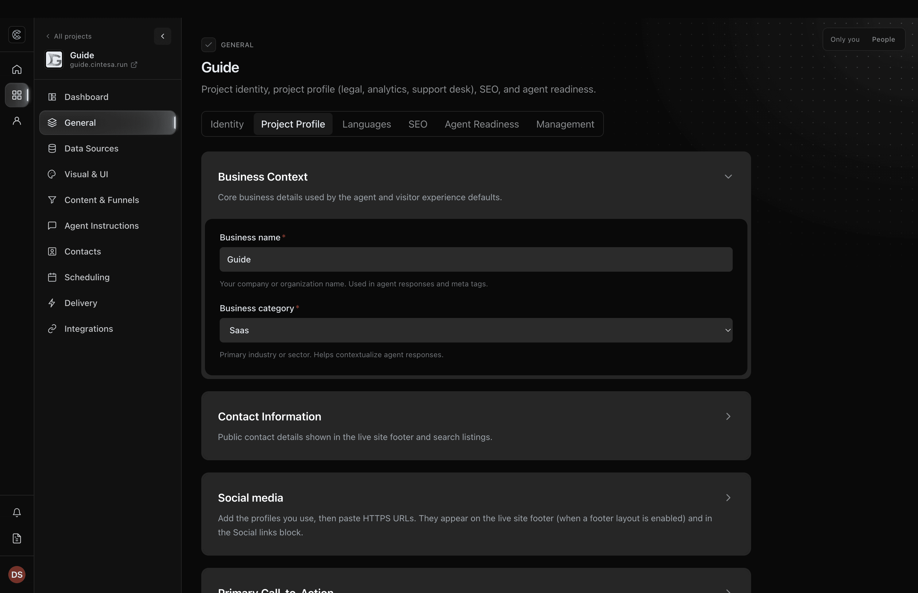 Project Profile on General
